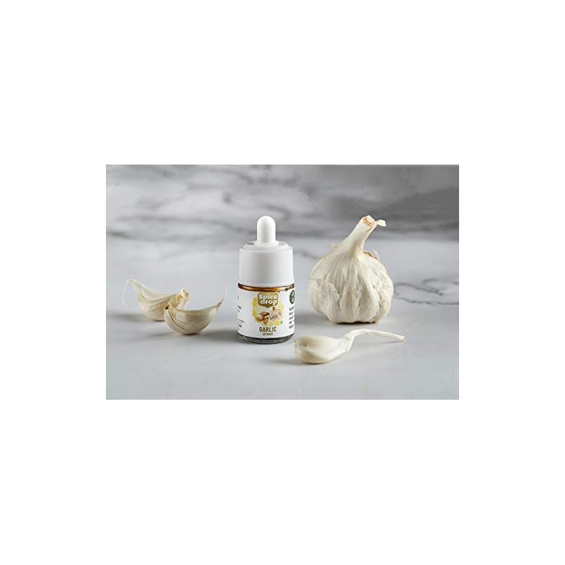 Spice Drop Natural Garlic Extract, for Soups, Pastas , Salads,