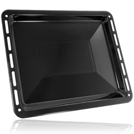 SPARES2GO Large Vitreous Enamel Oven Baking Tray Compatible with Flavel, Areclik (455mm x 375mm)