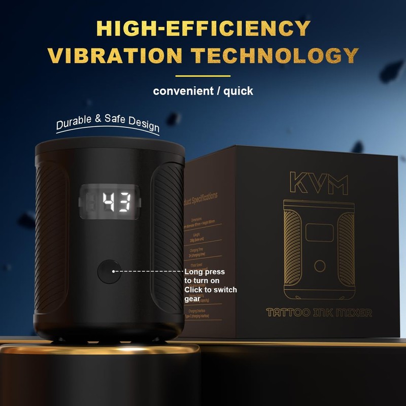 Tattoo Ink Mixer, Mini Vortex Shaker, Suitable for Tattoo Ink,