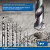 S&R drill bit set, 15-piece, 23 pieces, in plastic box