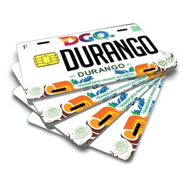 Durango Credit Card Skin Cover Vinyl Stickers (4 Pack) - DGO Mexcan Card Decal #2