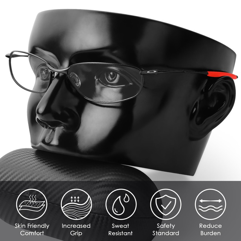 BLAZERBUCK Replacement Temple Sleeves Ear Socks for Oakley Whisker/Juliet/A Wire