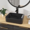 Kichae Vessel Sink Rectangular - 19"x15" Modern Bathroom Rectangle Above