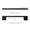 Asidrama 10 Pack 5 Inch(128mm) Oil Rubbed Bronze Kitchen Cabinet