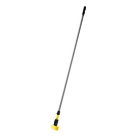 Rubbermaid Commercial Products Gripper 60" Fiberglass Wet Mop Handle Gray for Professional/Industrial Floor Cleaning Compatible with 5" Headband Mops