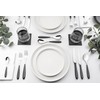 Grunwerg 2TAS650BK Yin & Yang Table Spoons, Stainless Steel, Black