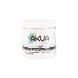 Akua Intaglio Water-Based Ink, 8-Ounce Jar, Opaque White