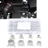 Onewer Hose Clamp Kit, 160 Pcs Hose Clamps Silver 304