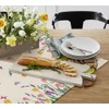 Artoid Mode Flowers Tulips Lavender Cat Spring Table Linen, Kitchen