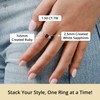 MAX + STONE 10k White Gold Ring for Women with