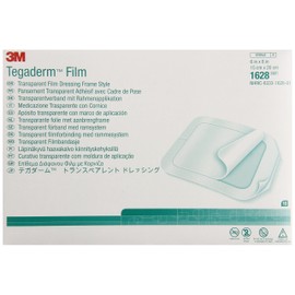 Tegaderm 3M? Tegaderm? Transparent Film Dressing Frame Style, 1628, 6 in x 8 in (15 cm x 20 cm), 10/ct 8ct/Case