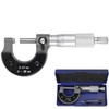 AUTOUTLET Outer Micrometer 0-25mm (0.01mm Scale) Metric External Caliper Strong