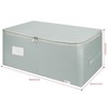 Vinsani 3pk Storage Bags Organiser 50L Huge Capacity Double Zipper