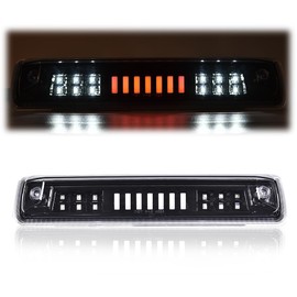 GRAND ORANGE LED 3rd Brake Light Compatible with 2015 2016 2017 2018 Chevy Colorado/2015 2016 2017 2018 GMC Canyon Third Tail Brake Light Cargo Lamp Clear Lens Black Housing