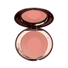 Charlotte Tilbury Cheek to Chic Powder Blush - Two-Tone Cheek Makeup with a Radiant, Luminous Finish - Buildable Color that Smooths, Buffs & Blends for a Light Reflecting Glow - Ecstasy