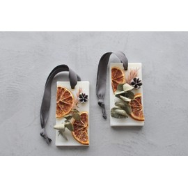 FIRSTESSENCE Hanging Sachet Air Freshener for Rooms, Living Rooms, Entryways, Small and Easy to Hang (Fresh Sweet Citrus Scent)