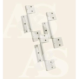 Screen Doors Hinge (White) - Pack of Three (3 ea.)