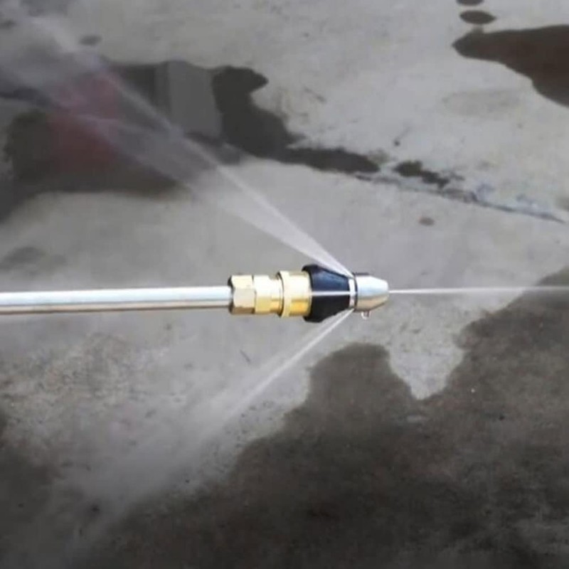 Sewer Cleaning Tool High-pressure Nozzle,Pressure Washer Sewer Jetter Nozzle,1/4'' 6