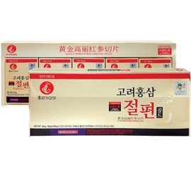 고려홍삼절편골드 20g 5개 총 100g Korean Red Ginseng Slices Gold 20g 5 pieces Total 100g