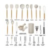 BESTZMWK Kitchen Utensils Set- 35 PCs Cooking Utensils with Grater,Tongs,