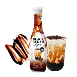 [Nokchawon] Brown Sugar Syrup for Boba and Bubble Tea – Sweet and Smooth Brown Sugar Flavor for Milk Tea and Desserts, Flavor Syrups for Drinks, 600g (21.16oz)