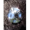 FEATHERLITE 5 lug 4.5" Bolt Circle Trailer Chrome Center Hub
