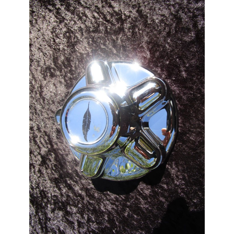 FEATHERLITE 5 lug 4.5" Bolt Circle Trailer Chrome Center Hub
