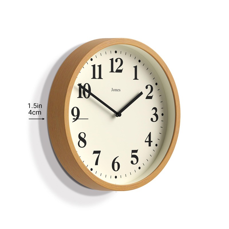 Jones Clocks® Lodge Wall Clock - Modern Wall Clock -