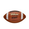 Wilson GST Leather Game Football