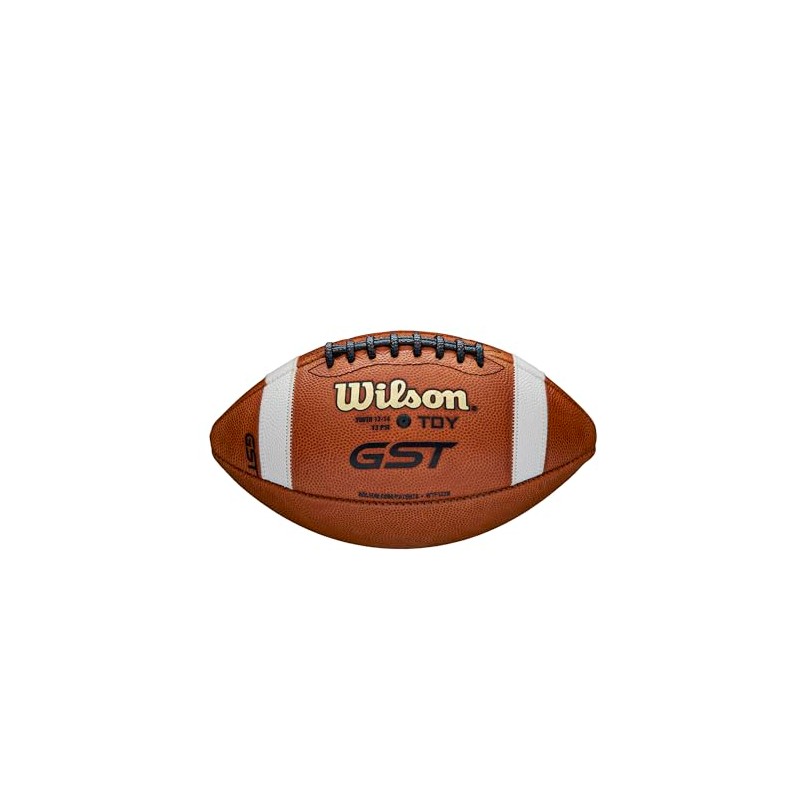 Wilson GST Leather Game Football