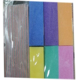 Mikinona Manicure Tools Set 18pcs Nail Sponge File Buffer Polisher Sanding File for Natural Artificial Nails