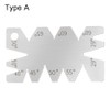 Smgda Drill Bit Angle Gauge, Stainless Steel 118 Degree Angle