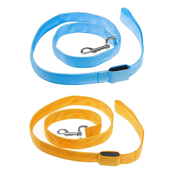 Tiardey Pack of 2 LED Luminous Dog Leads, Soft, Waterproof,