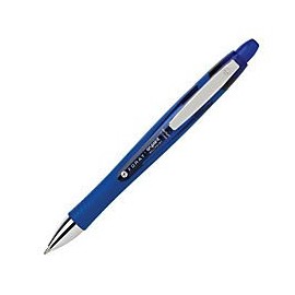 Office DepotSuper Comfort Grip Retractable Ballpoint Pen, 1.0 mm, Medium Point, Blue Barrel, Blue Ink, pk Of 12, OD37317
