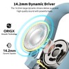TOZO O2 Open Ear Wireless Earbuds,Multi-Angle Adjust 42H Bluetooth 5.3