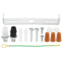 PATIKIL 110mm Ceiling Light Plate Kit, 1 Set Light Fixture Mounting Bracket Plate Steel Crossbar for Home Office Chandelier Lamp