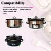 6qt Slow Cooker Ceramic Pot Replacement, Compatible with Crockpot Models