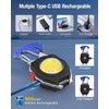 HGNN Keychain Work Light, 7 Modes Mini Rechargeable Torch, IPX5,