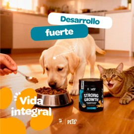 Strong Growth Suplemento Perros Gatos Polvo 350g Pets