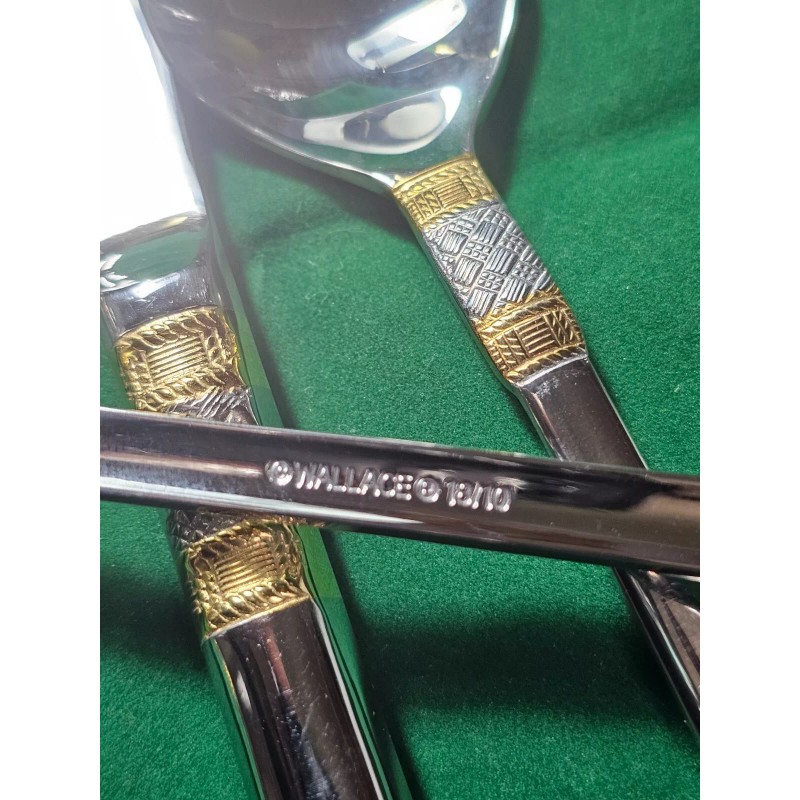 Wallace Gold Accent Corsica 18/10 stainless steel 20 pcs set