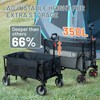 TIMBER RIDGE 350L Extra Large Collapsible Folding Wagon Carts with