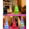avartar controls Animatronic 43in Freestanding Christmas tree Home Decor Multicolor
