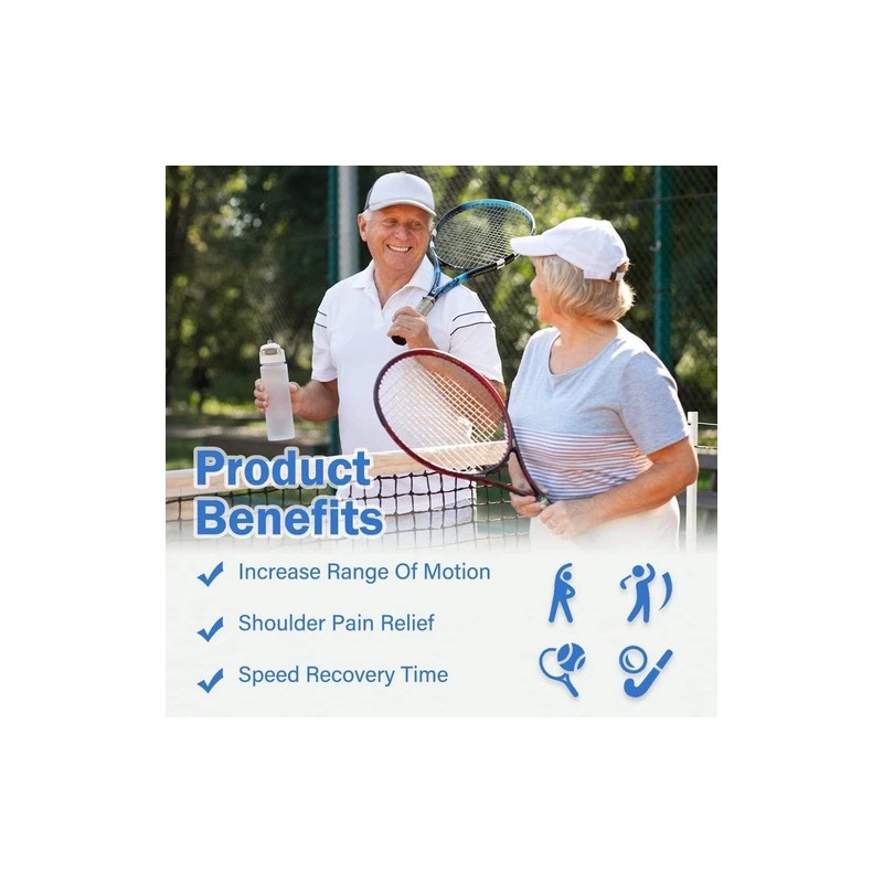 Phantawell Shoulder Pulley for Physical Therapy, Pulleys Metal Bracket, Blue