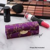 Lipstick Case with Brocade Design (Violet)