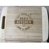 Kitchen Cutting Board Engraved - 13.5" x 9" - Bamboo