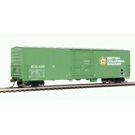 Walthers Trainline HO Scale 1/87 Insulated Boxcar - Ready to Run - British Columbia Railway