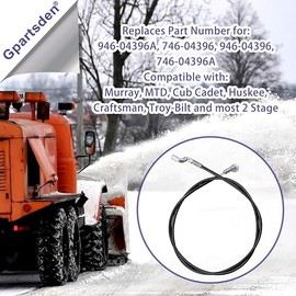 Gpartsden 946-04396A 746-04396 Speed Selector Cable for MTD Rotary 5637 Cub Cadet Craftsman Troy-Bilt Two-Stage Snow Thrower