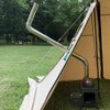 2個 45度 ステンレススチール 煙突チューブ 2.36インチ キャンプテントストーブ用
