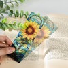 Celavoy Pretty Flower Bookmark Gifts - 20pcs Floral Stained Glass