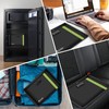 ZJTAPE Fireproof and Waterproof Bag with Lock - Document Bag